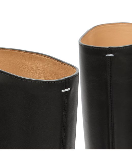 Maison Margiela Black Tabi County Knee High Boots