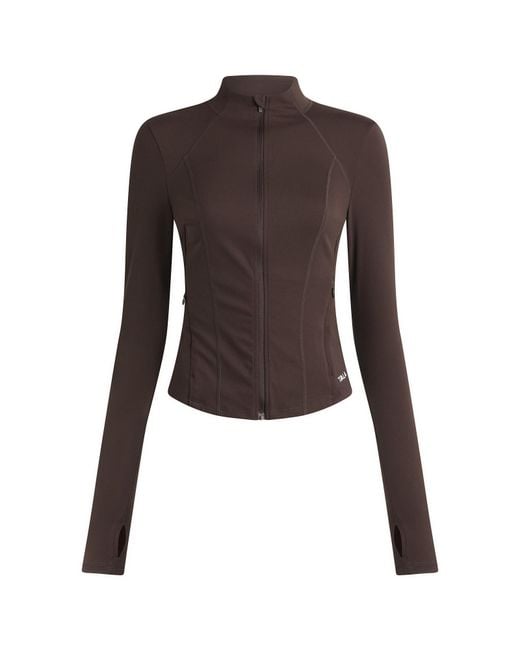 Tala Brown Dayflex Front Running Jacket