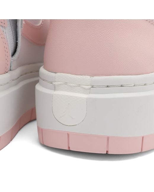 Nike Pink Air Jordan 1 Elevate Swoosh-embellished Leather High-top Trainers