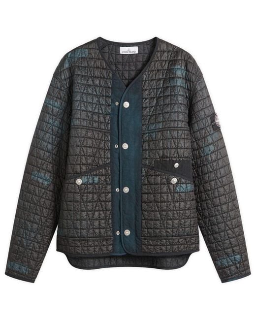 【STONE】2025AW NYLON REPS-TC Stone Island Nylon Reps-Tc Corrosion Treatment Quilted Jacke in