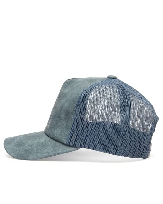 Dime Blue Vortex Trucker Cap for men