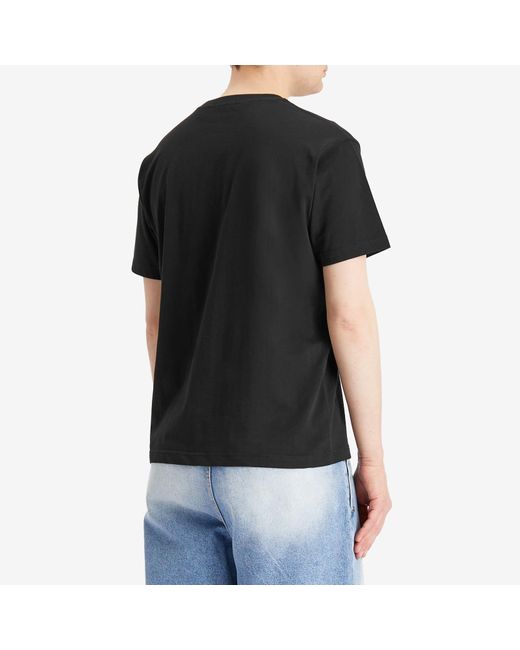 Dime Black Paint T-Shirt for men