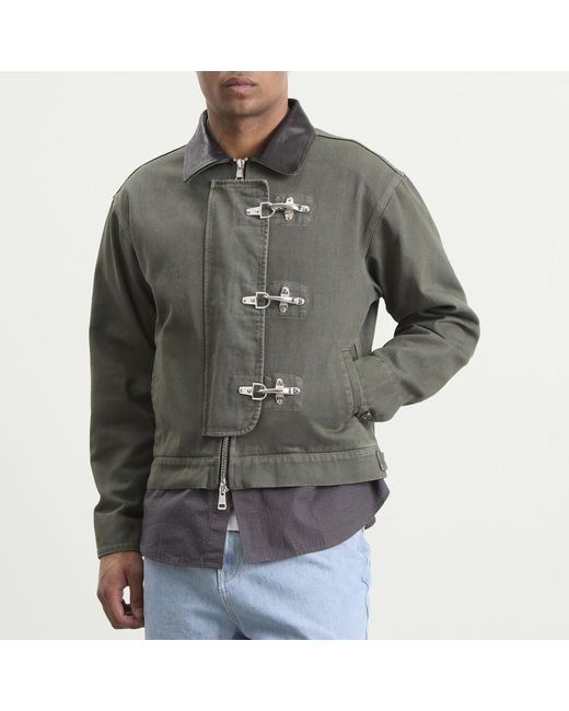 Ronning Green Utility Fireman Jacket for men