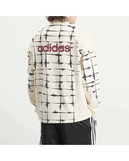 Adidas White X Thug Club Goalie Long Sleeve Top for men