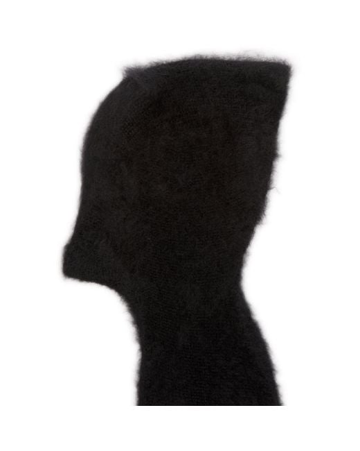 Acne Black Kooder Hooded Scarf