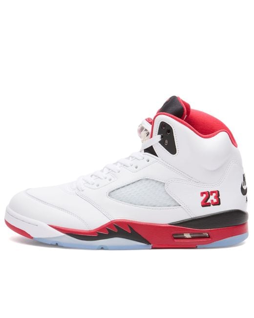 Nike White 5 Retro Og Sneaker for men