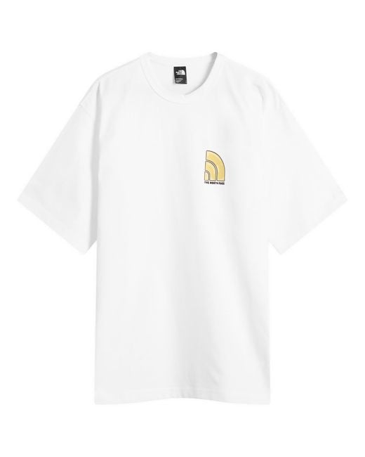 The North Face White Bubble Logo Relaxed T-Shirt for men