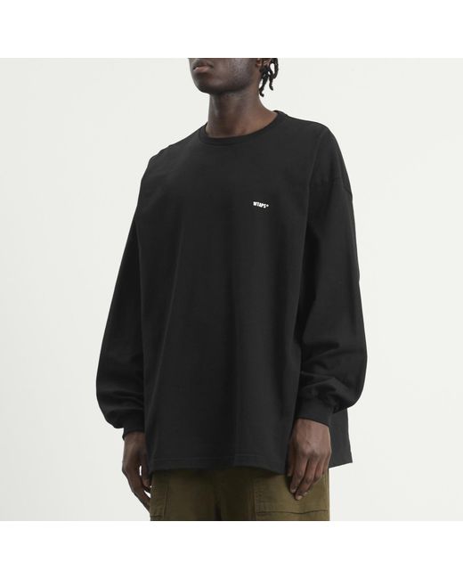 (w)taps Black Spec Long Sleeve T-Shirt for men