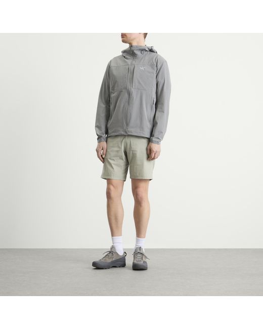 Arc'teryx Gray Gamma Lightweight Hooded Jacket for men