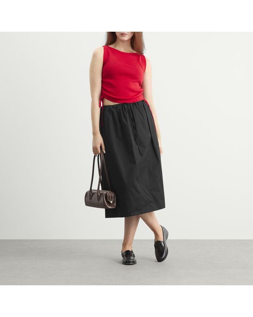DUNST Red Layering Knit Top