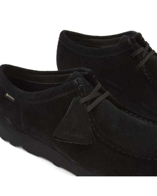 Clarks　Wallabee GTX Clarks Wallabee Gtx in Black for Men | Lyst