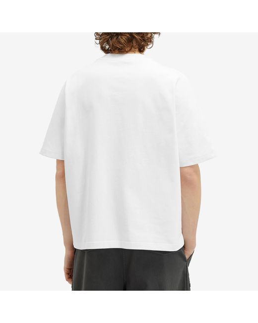 God Made White Side Logo T-Shirt for men