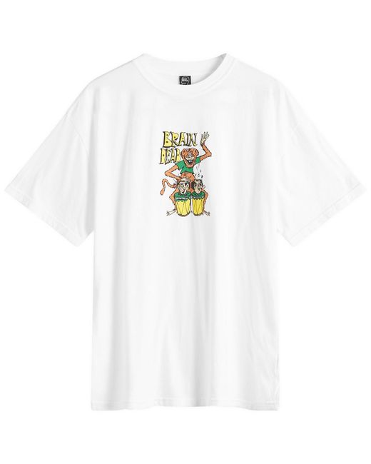 Brain Dead White Bongo Brain T-Shirt for men