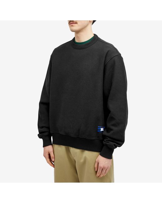 Burberry Black Ekd Label Sweatshirt for men