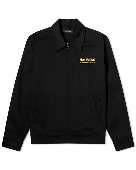NAHMIAS Black Landscape Worker Jacket for men