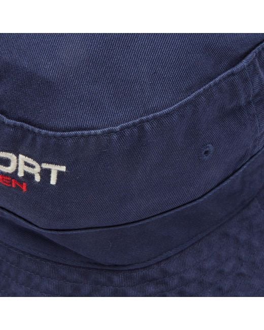 Polo Ralph Lauren Blue Loft Bucket Hat for men