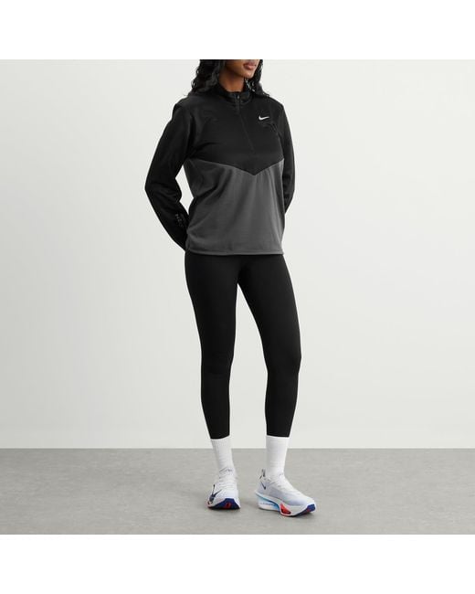 nike pro training half zip