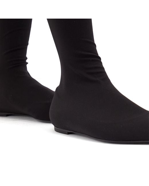 Dolce & Gabbana Black Stretch Boots