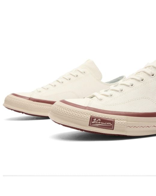 Visvim White Skagway Lo Suede Sneaker for men