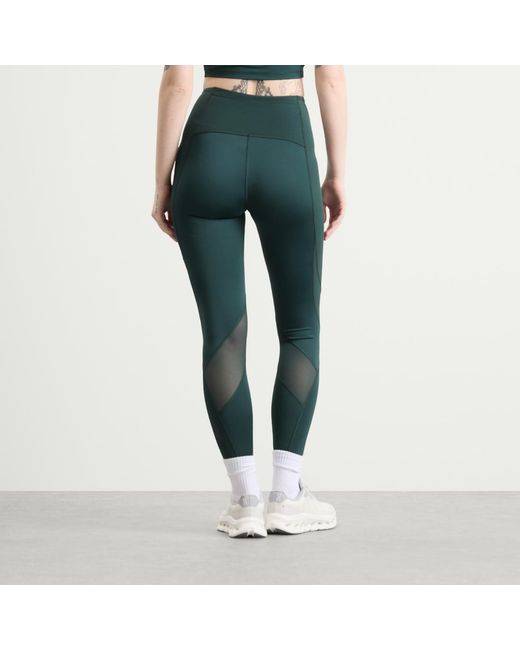 On Shoes Green Train Volt Leggings