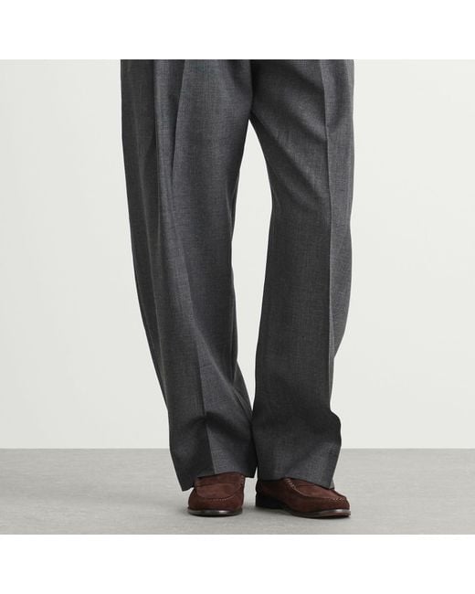 G.H.BASS Brown Penny Suede Loafer