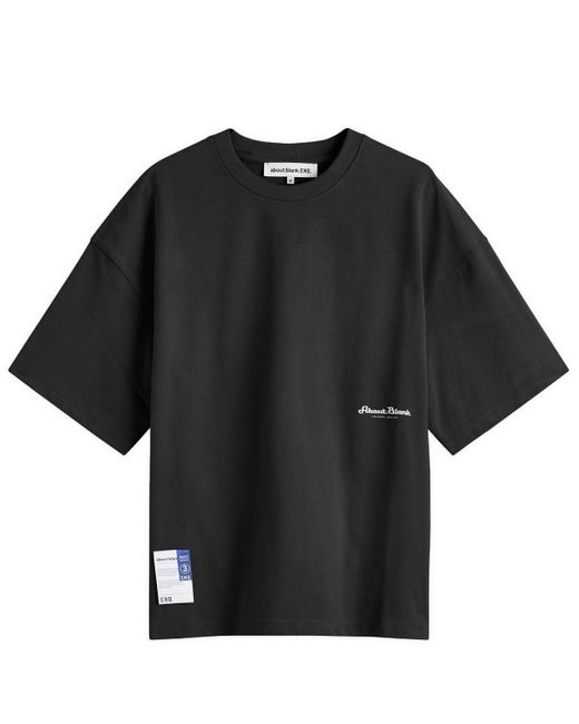 About Blank Black End. X 'Laundromat' T-Shirt