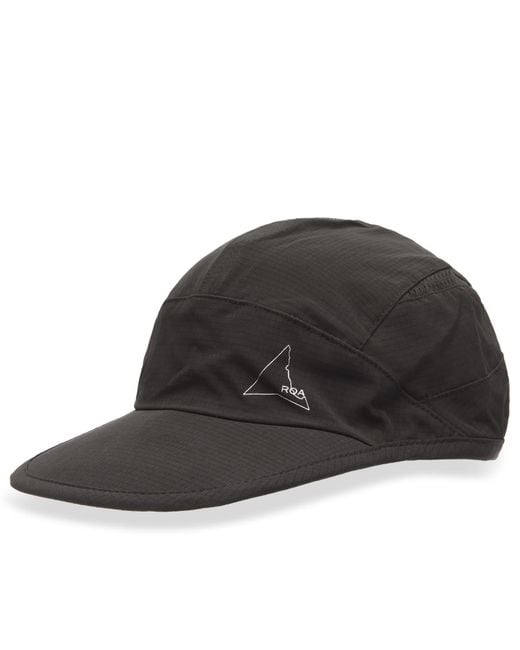 Roa Black Aair Floweave Running Cap for men
