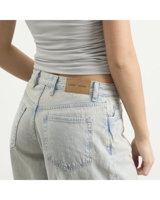 Samsøe & Samsøe Gray Saharper Baggy Jeans