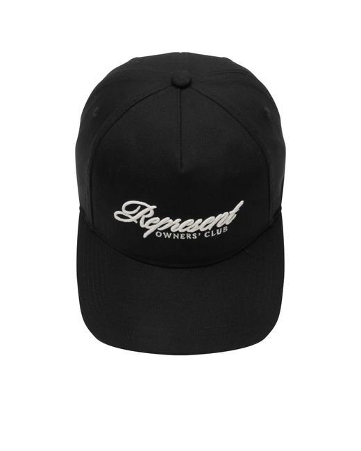 Represent Black Owners Club Script Cap for men