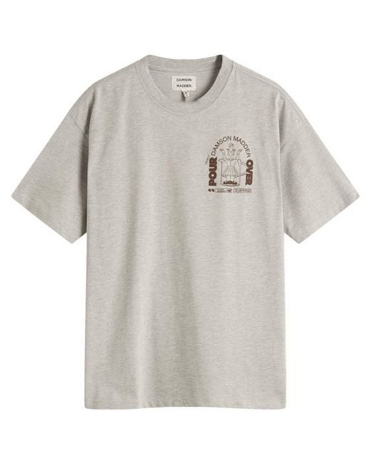 Damson Madder Gray Pour Over Coffee T-Shirt