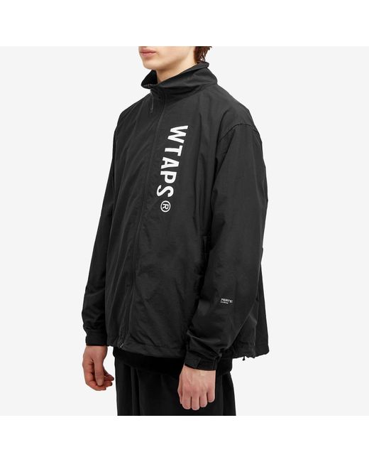 (w)taps Black 01 Track Jacket for men