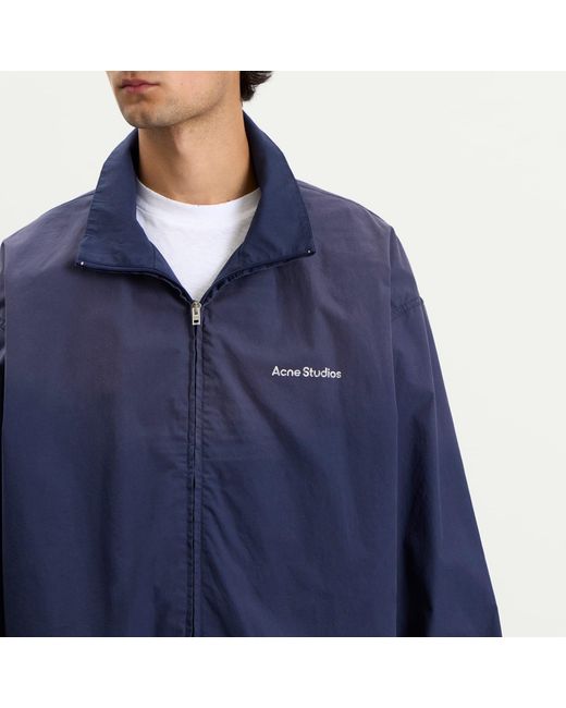 Acne Blue Olando Cotton Poplin Jacket for men