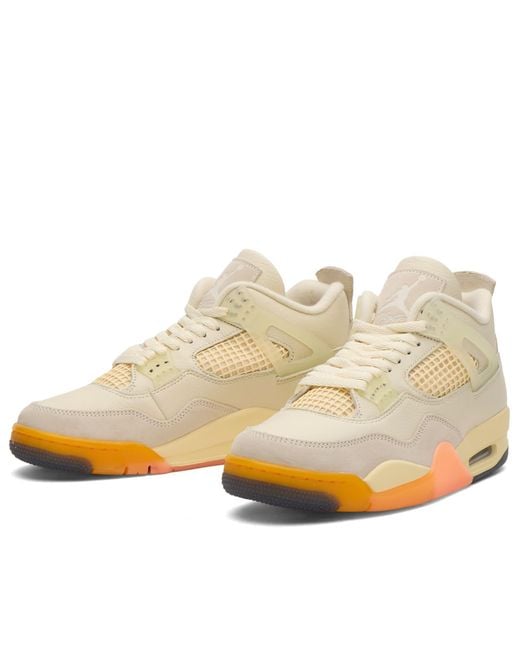 Nike White W 4 Retro Sneaker
