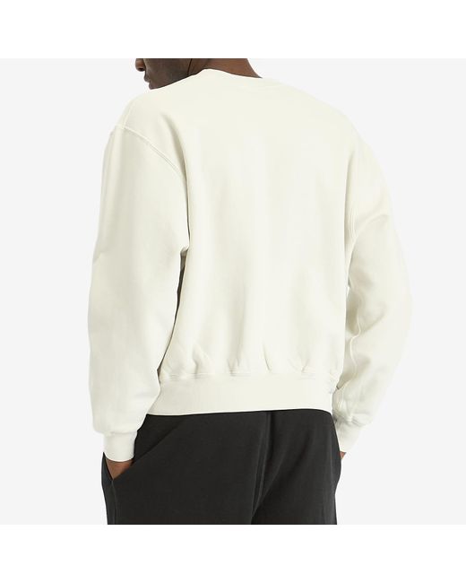 Lady White Co. White Mini Crewneck Sweatshirt for men