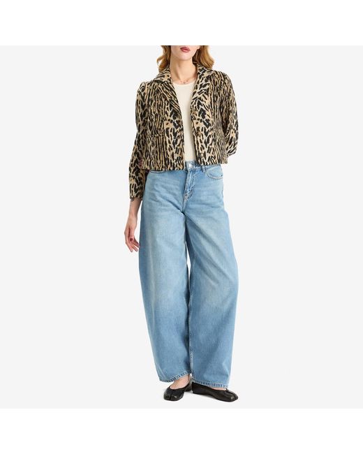 Rixo Brown Leila Leopard Jacket