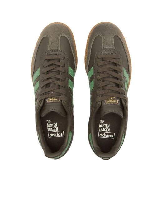 Adidas Green Samba Og Sneakers