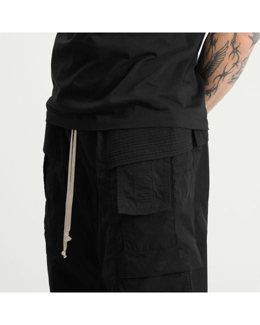 Rick Owens Black Creatch Cargo Pods for men