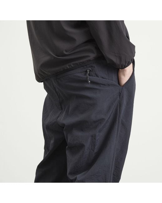 NANGA Blue Nylon Tusser Track Pants for men