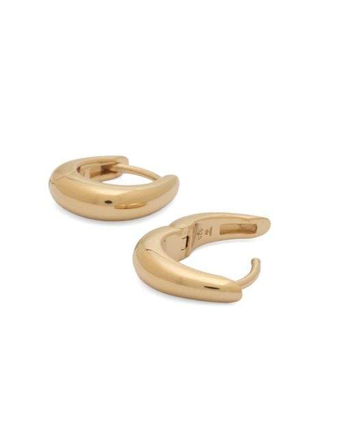 Tom Wood Metallic Liz Huggies Earrings
