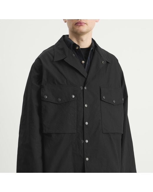 Needles Cotton Ripstop Field Jacket in Black for Men | Lyst UK