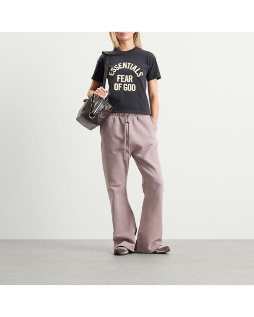 Fear Of God Black Campus Classic Short Sleeve T-Shirt