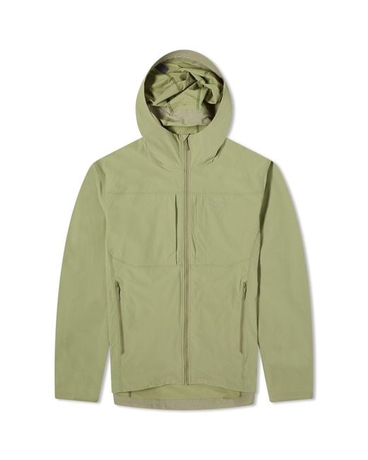Arc'teryx Green Gamma Lightweight Hooded Jacket for men