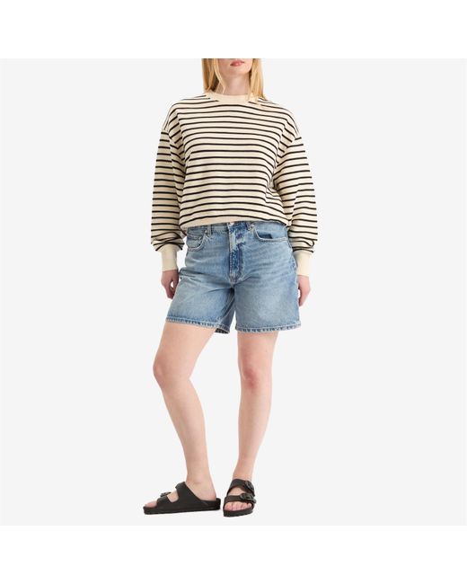 Anine Bing Multicolor Dean Stripe Sweatshirt