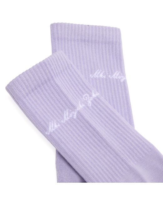MKI Miyuki-Zoku Purple Embassy Socks Presented By End