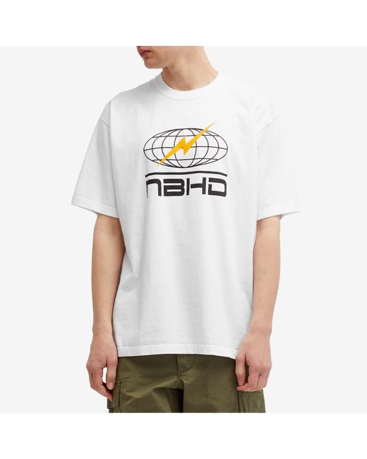 Neighborhood White 10 Printed T-Shirt for men