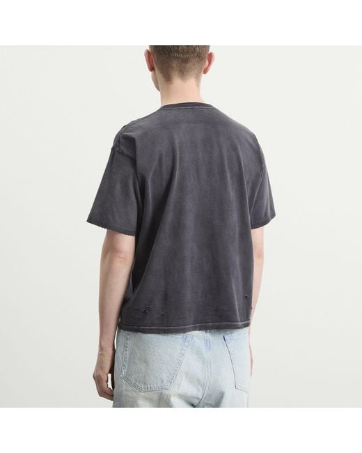 Beams Plus Black Portrait T-Shirt for men