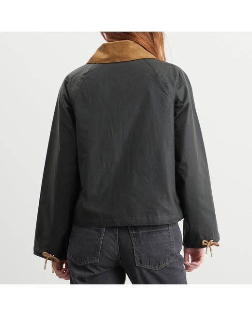 Barbour Gray Marron Wax Jacket