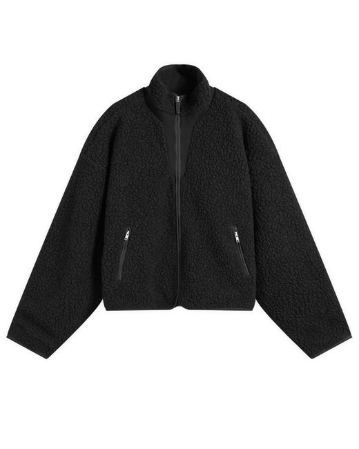 Entire studios Black Fleece Jacket for men