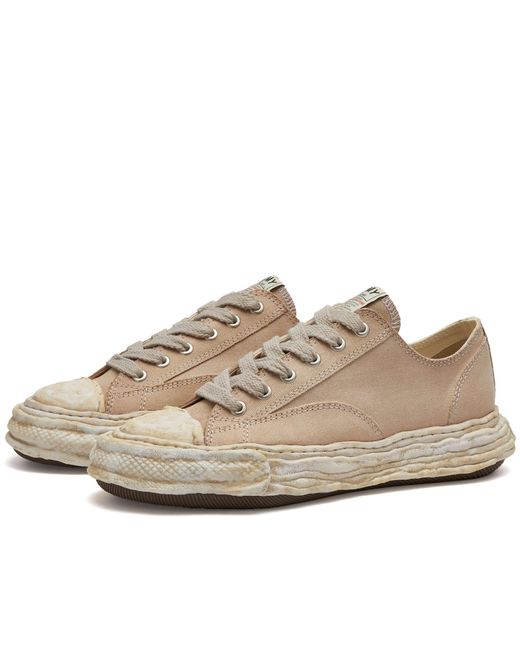 Maison Mihara Yasuhiro Natural Peterson Original Sole Low Dyed Canva Sneakers for men