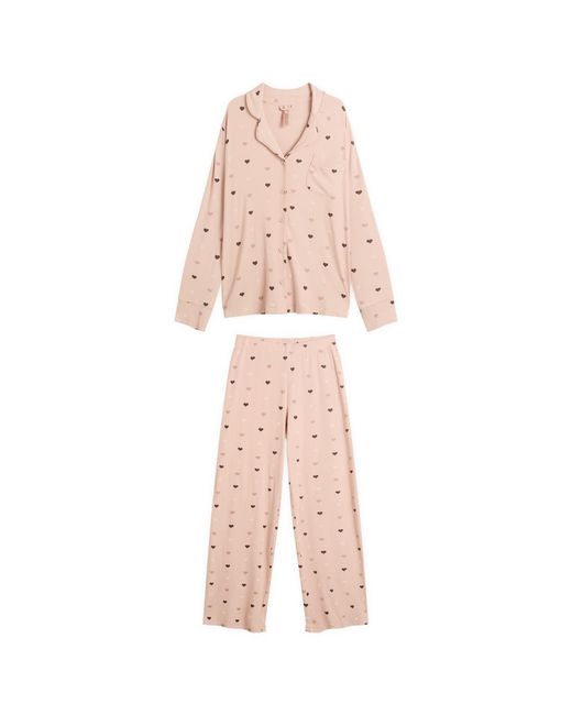Skims Pink Soft Lounge Sleep Set